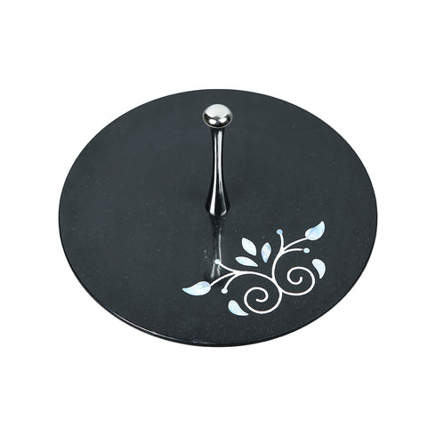 Tier Tray with Abalone Shell Inlay
